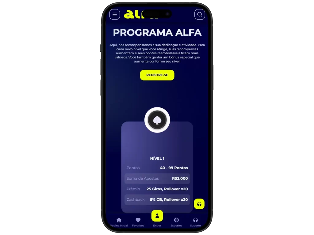 Alfa Bet Casino app